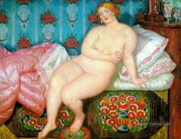 nude Peintre - beauté 1915 Boris Mikhailovich Kustodiev nue moderne